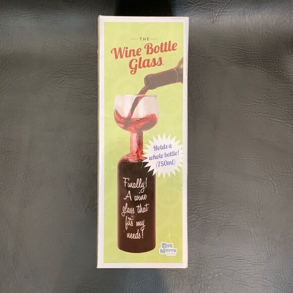 Big Mouth Toys Wine Bottle Glass Holds Whole Bottle A Glass That Fits My Needs - Picture 1 of 9